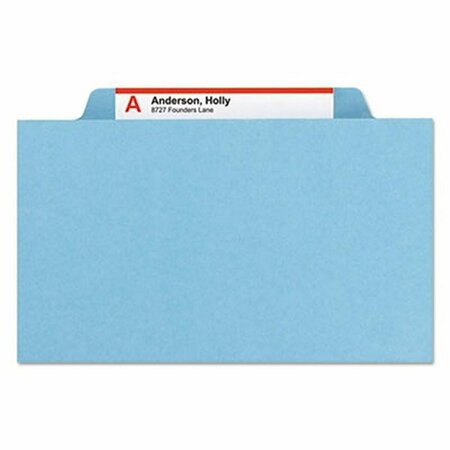 COMPASION 3 in. 0.4 Cut Expansion 8 Section Classification Folder, Blue CO3765973